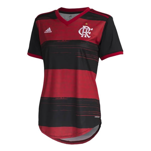Tailandia Replicas Camiseta Flamengo 1ª Mujer 2020/21 Rojo Negro